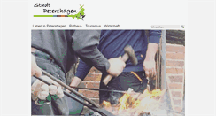 Desktop Screenshot of petershagen.de