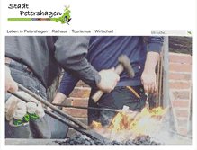 Tablet Screenshot of petershagen.de